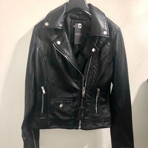 NWT Barney’s Originals Real Leather Jacket